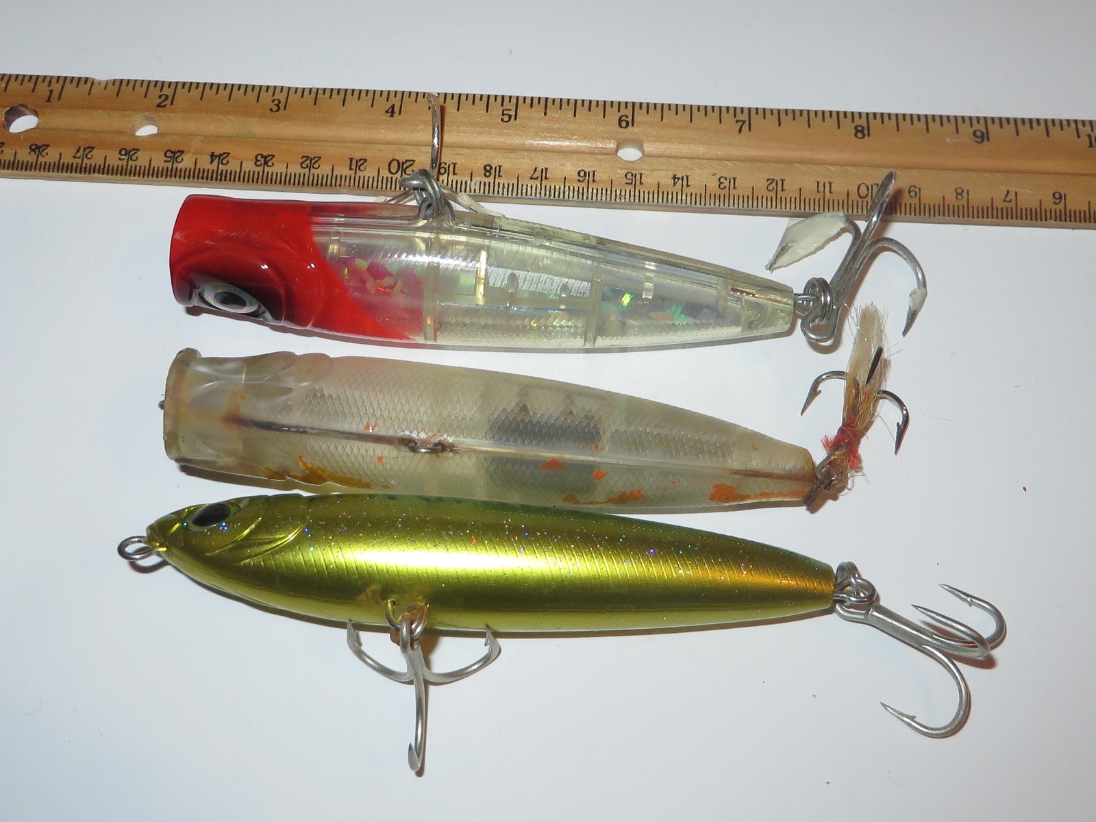 Lot of 3 Yo-zuri Yozuri Topwater Poppers 3D - Image 4