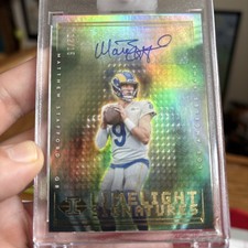 2022 Panini Illusions Matthew Stafford Autograph /15.   2025 NFL MVP.   LA Rams