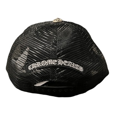 Chrome Hearts x Matty Boy Leather Chomper Lips Patch Trucker Hat