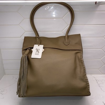 Hobo International Lure Bag Mushroom Brown New With Tags $329 Luxury Velvet Hide