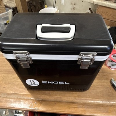 Engel 13 Quart Cooler Dry Box Live Bait Fishing Cooler w/ Tray