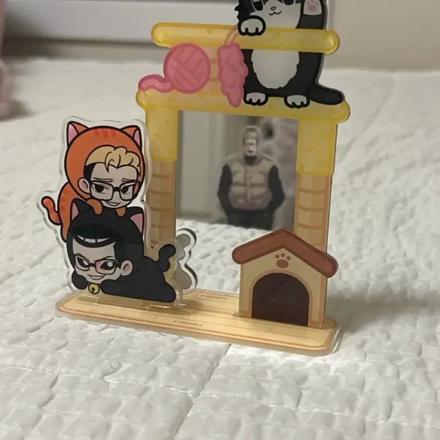 Jonggeon Jungu Acrylic Mirror Cat Design Collectible