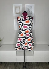 Maude Vivante Kira Dress Women's Large Kazakh Tulips