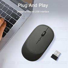 PC Maus Kabellos Bluetooth und Funk für Laptop Tablet Aufladbare leise Maus 2026