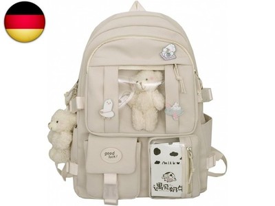Kawaii-Rucksack mit Kawaii-Anhänger und Zubehör für Teenager-Mädchen Ruc