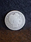 1898 CIRCULATED SILVER BARBER QUARTER                         #MF-2194