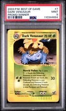 2003 POKEMON BEST OF GAME PROMO WINNER #7 DARK VENUSAUR PSA 9 on eBay