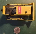 70’s Tonka Yellow T-6 Track Front End Loader Backhoe Bulldozer Vintage Metal Toy