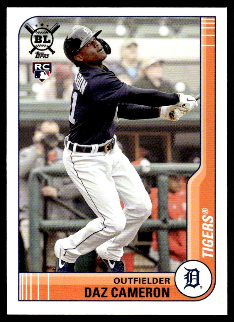 2021 Topps Big League Daz Cameron RC Detroit Tigers #166 11016