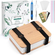Professional Flower Press Kit 6 Layers 6.3 x 8.3 inch, Flower Pressing Kit fo...