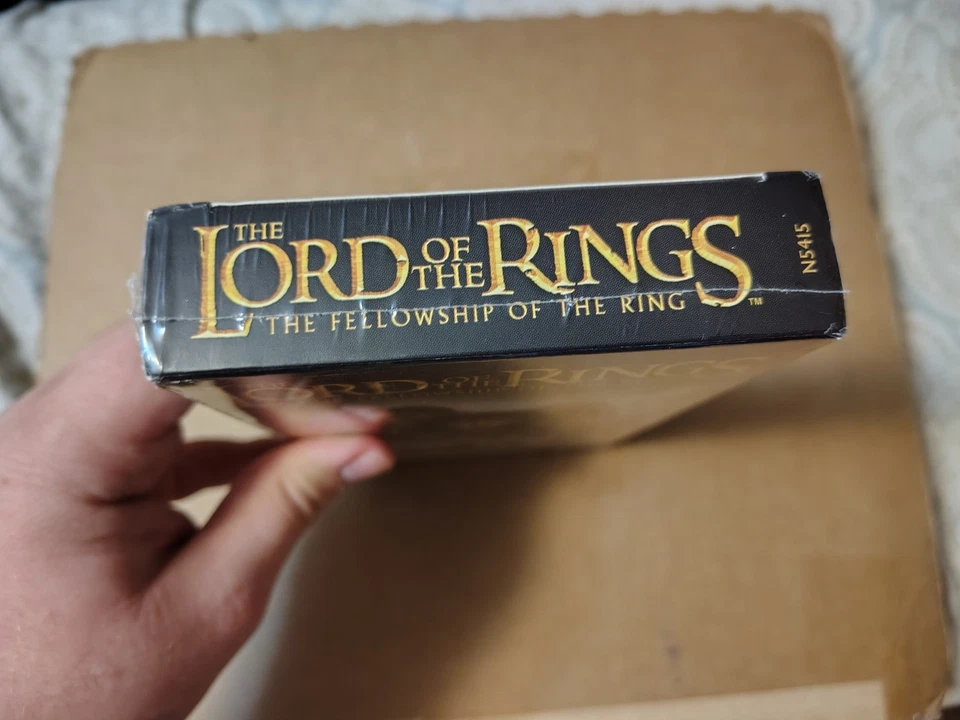 Lord of the Rings the Fellowship of the Ring Warner Video 2002 VHS Tape Sealed — 第 4/4 张图片