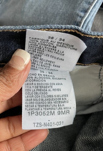 Nautica Jeans Tapered Fit Dark Blue Relaxed Jeans Men's Size 38/33 - Picture 7 of 7