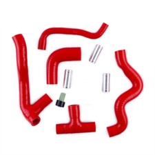 Silicone Radiator Cooling Hose Kit Red For Audi A3 A4 TT VW Golf Jetta Bora 1.8T