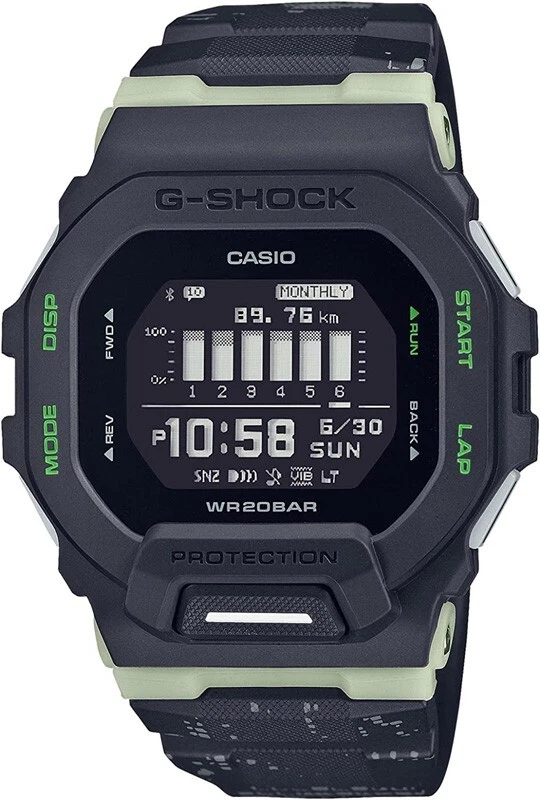 【美品】 CASIO G-SHOCK GBD-200-1JF Bluetooth GBD200SM-1A5 | Transparent Orange Move Watch - G-SHOCK | CASIO