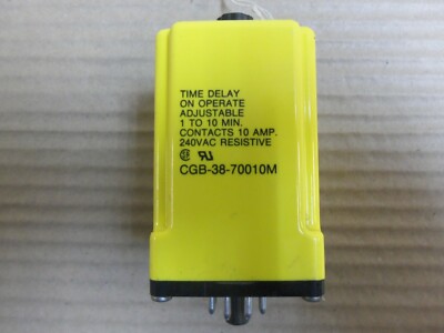 POTTER & BRUMFIELD CGB-38-70010M 240V TIME DELAY RELAY 