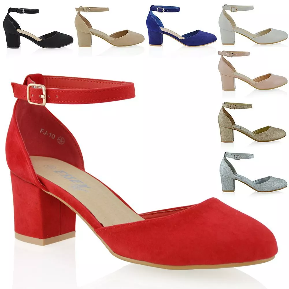 Gruñido halcón evidencia Sandalias para mujer punta cerrada con correa al tobillo señora tacón bajo bloque medio zapatos Mary talla | eBay Gruñido halcón evidencia Sandalias para mujer punta cerrada con correa al tobillo señora tacón bajo bloque medio zapatos Mary talla | eBay