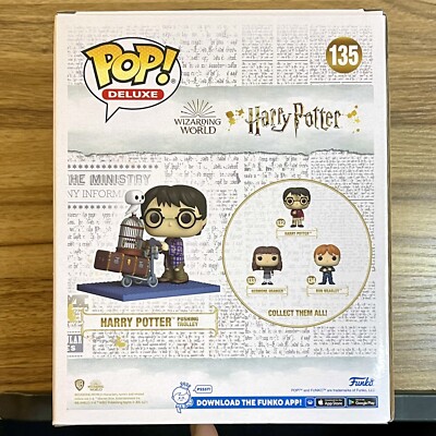 Harry Potter Pushing Trolley Deluxe Funko Pop! #135 Brand New! | eBay