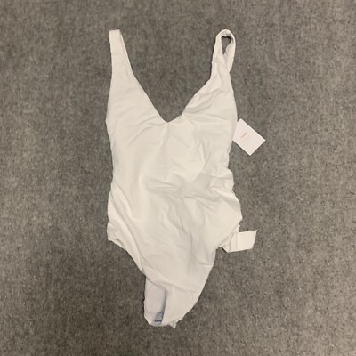 Andie Swim The Porto One Piece Swimsuit Womens Size Large NWT White