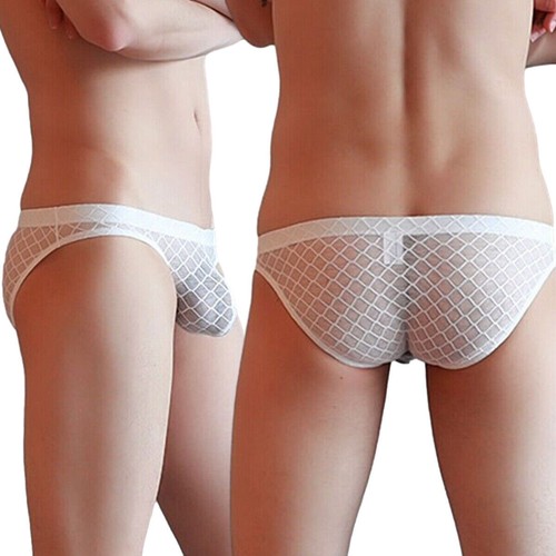 Calzoncillos transparentes para hombre, boxer de malla, ropa interior sexy lencería bolsa calzoncillos - Imagen 2 de 33