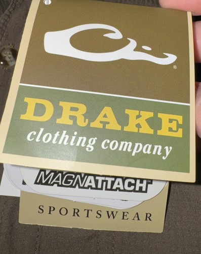 DRAKE WATERFOWL SYSTEMS FLYWEIGHT WINGSHOOTER'S SHIRT LONG SLEEVE Olive Color - Picture 7 of 11