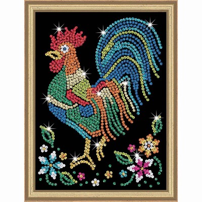 KSG Crafts Cosmo Cockerel Sequin Kit