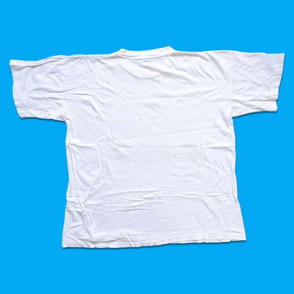 The Simpsons Lard Lad Donuts Bootleg Vintage Single Stitch T Shirt 90s Size L - Imagen 2 de 4