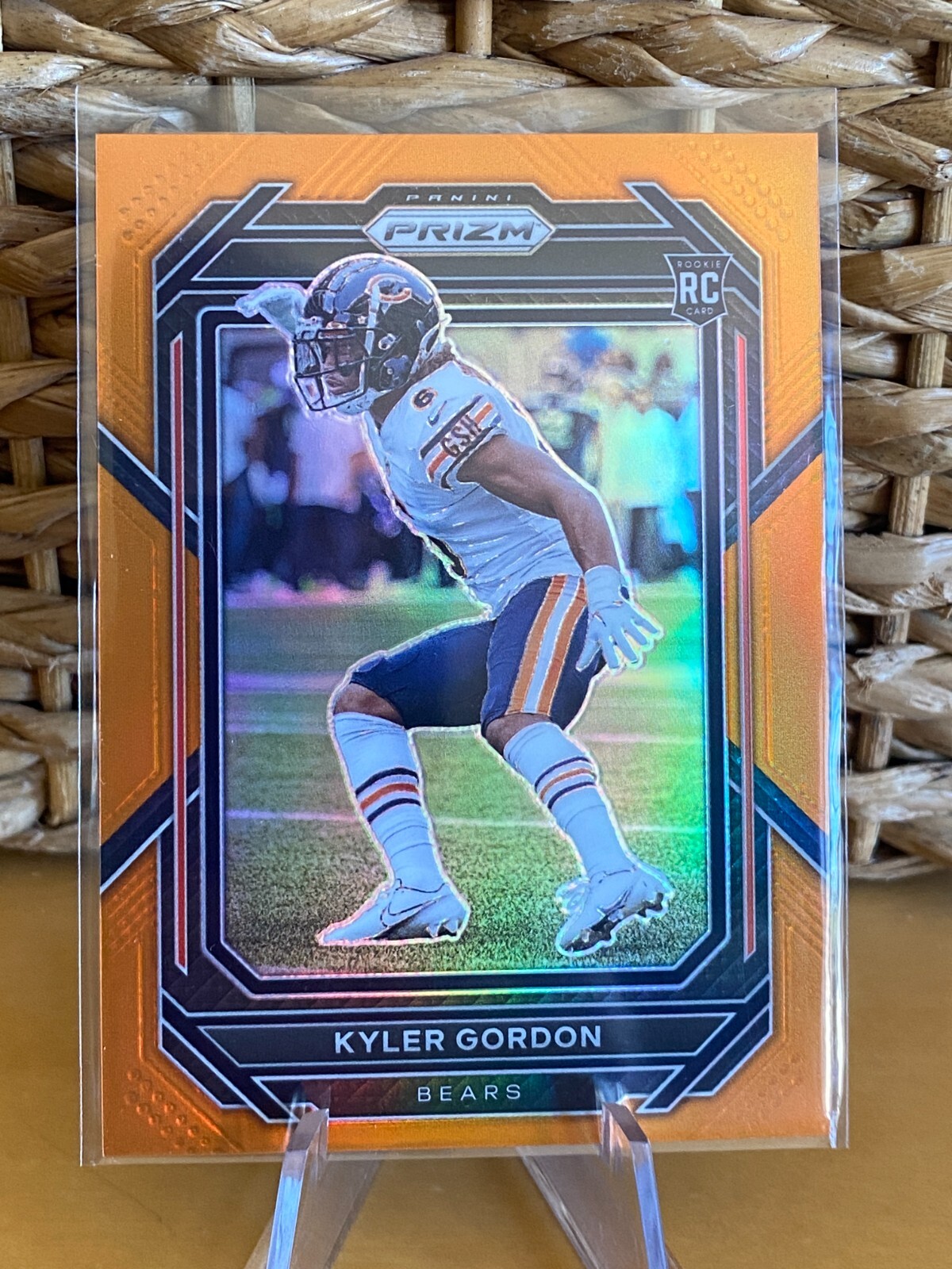 R1376 2022 Panini Prizm Rookies Orange Prizm /249 Kyler Gordon #385 Rookie RC