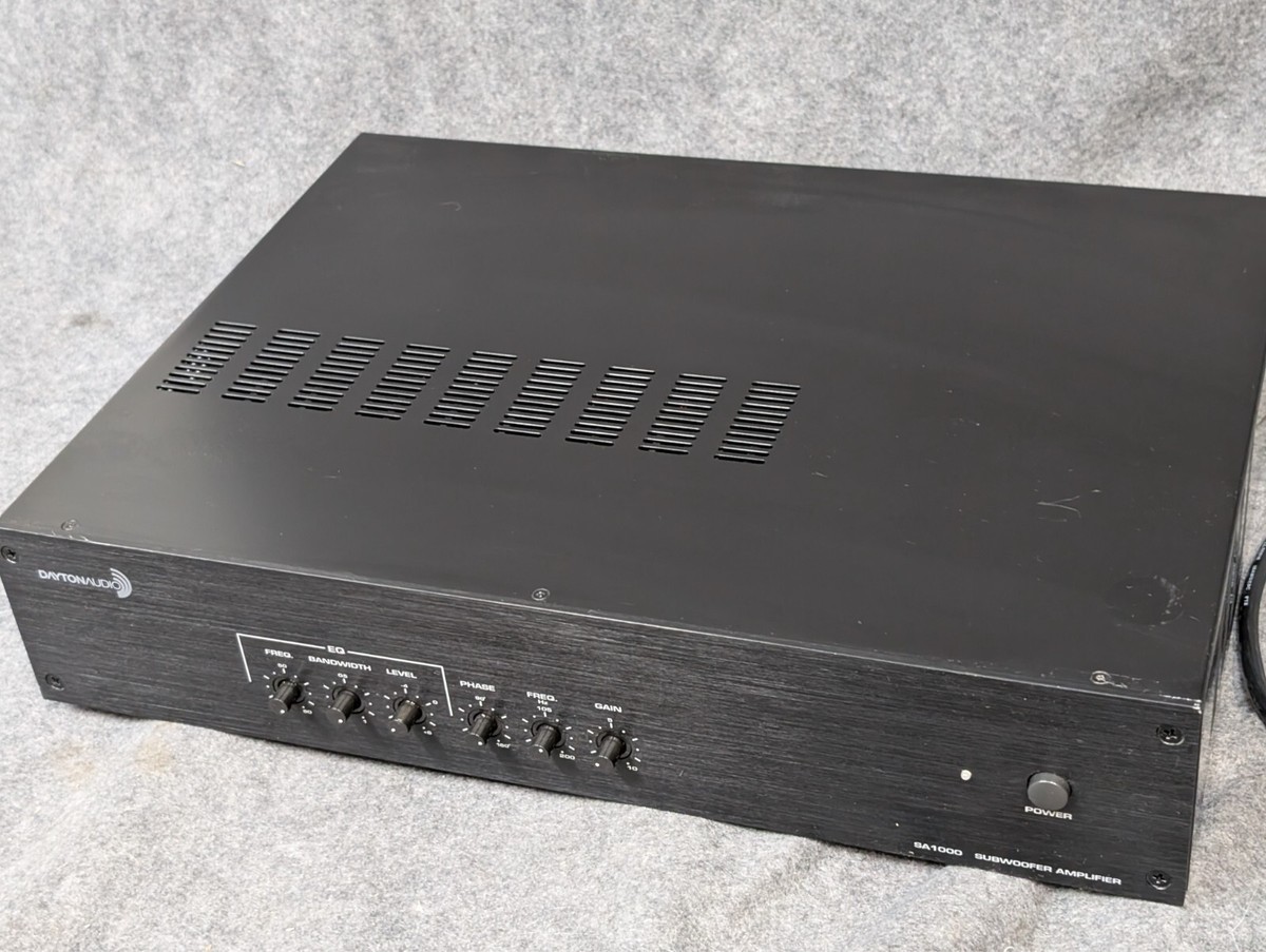 Power Amplifier Dayton Sa1000 Dayton Audio Sa100 100w Subwoofer