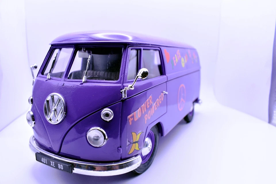 Modellino auto scala 1:19 1:18 VW bus Combi samba Solido diecast modellismo asta - Immagine 2 di 3