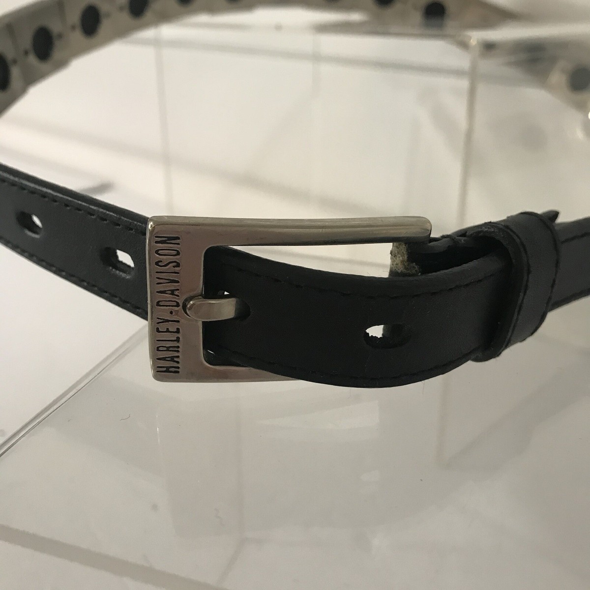 Harley-Davidson Bar & Shield Leather Belt 97646-01VW size L in good condition Harley Davidson Women main image 4