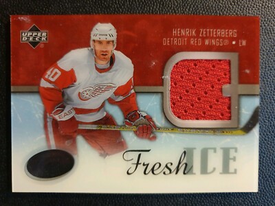 2005-06 Upper Deck Ice Fresh Ice Glass FIHZ Henrik Zetterberg