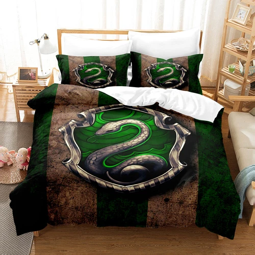 UK Harry Potter Bedding Set 2/3 PCS Quilt Duvet Cover Dorm Single Double King // - Picture 28 of 49
