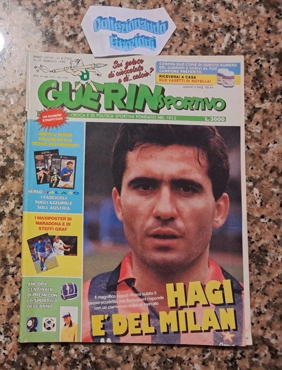 Guerin Sportivo rivista-n.30 1990-Juve-Campagna acquisti-Le regine d