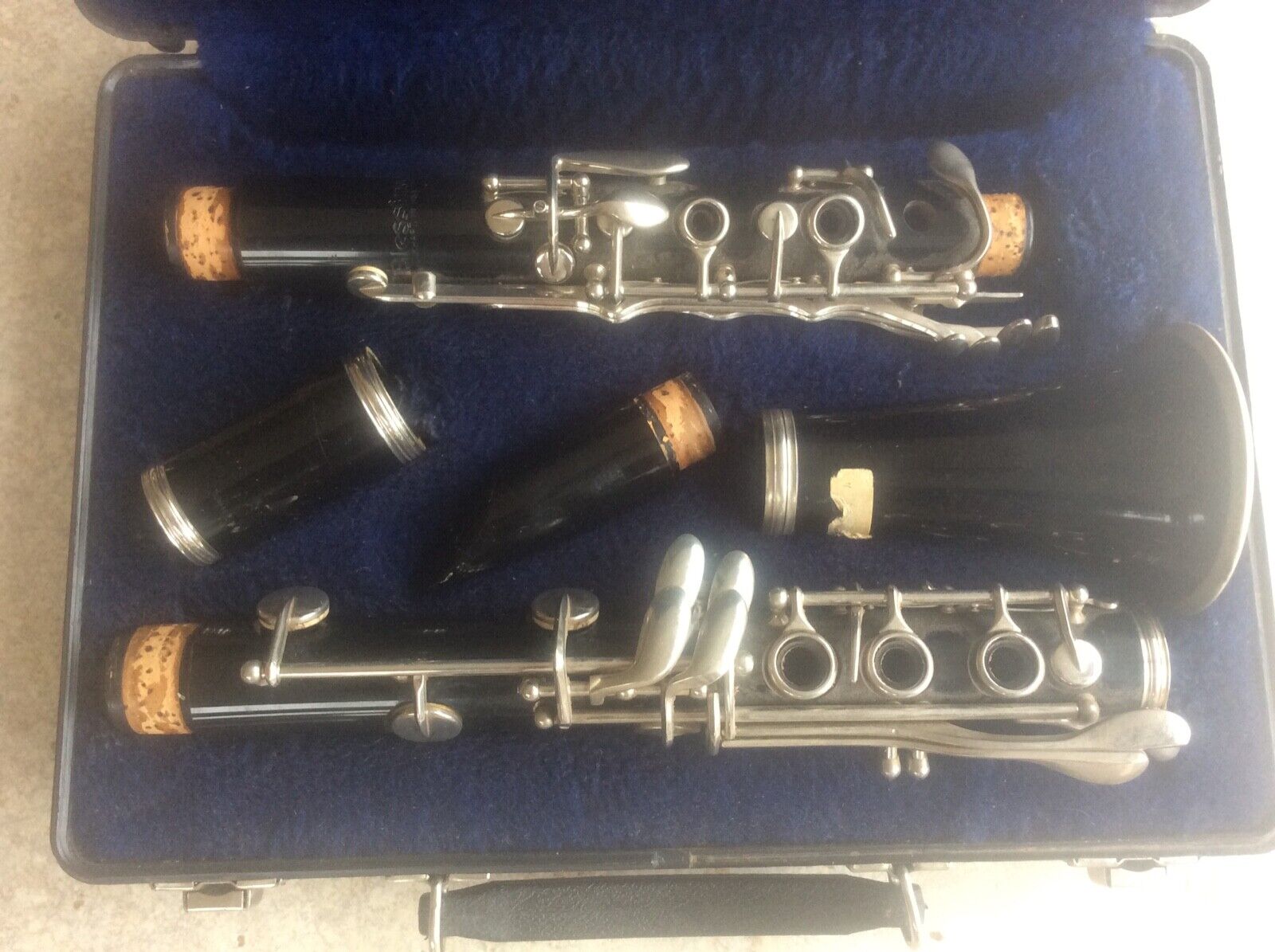 Blessing Elkhart USA Clarinet in Bb with Hard Case Mouthpiece - Complete Outfit Nieuwe postorder
