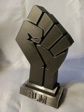 Raised Clenched Fist Resistance Sculpture Statue BLM - CHOOSE STYLE, SIZE, COLOR