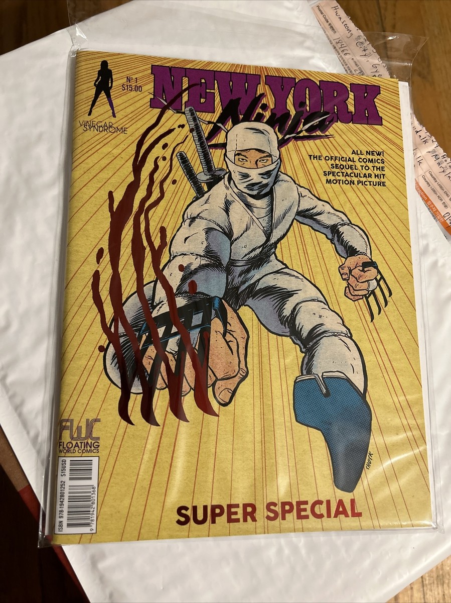 New York Ninja Sequel Comic Vinegar Syndrome Super Special