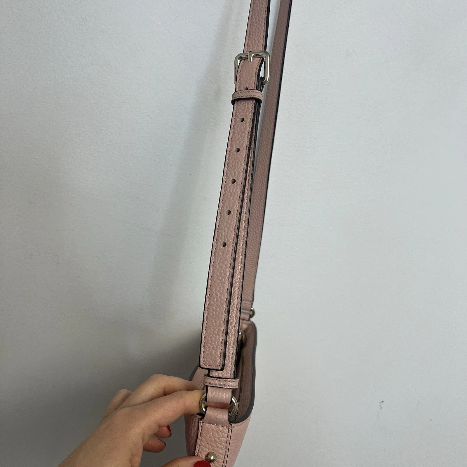 Borsa a tracolla Kate Spade New York rosa pelle ciottoli Southport Ave Cora