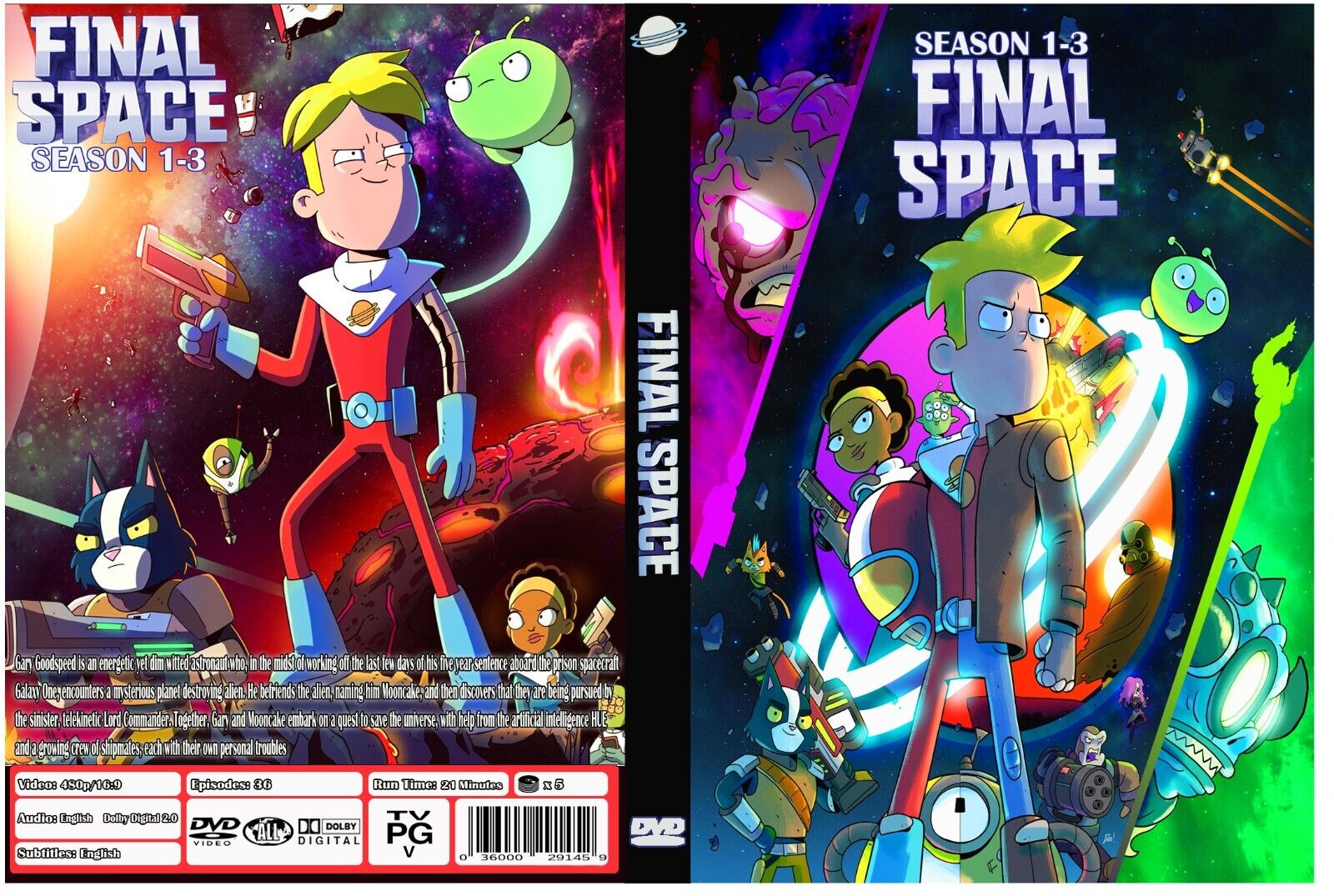 Final Space Series Season 1 to 3 and Episodes 1 to 36 with English Audio