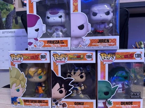 Dragon ball Funko pops frieza Korean super saiyan goku Goku and dense