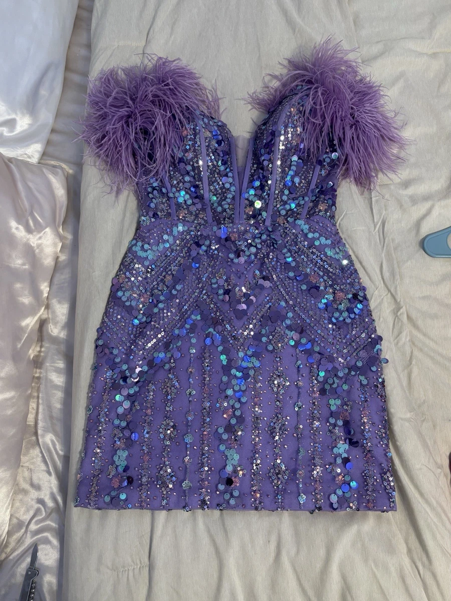 buy used homecoming dresses Lovely Sky Blue Lyered Beaded Hoco Dress Cocktail D – SELINADRESS Crafted from light blue fabric A-line Satin Beaded Strapless Cheap