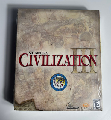 Civilization 3, Neu in Folie, Originalverpackt, Big Box, PC CD-ROM, ENG