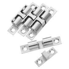 4 Pcs Closet Ball Door Touch Latches for Cabinet Doors Brass