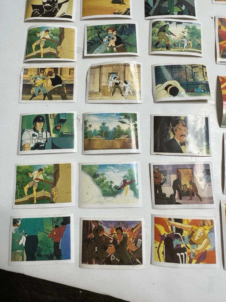 Vtg 1987 GI JOE Hasbro Sticker Trading Cards, Set of 40 - Image 4 of 4