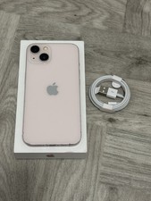 100% Battery! Immaculate Apple iPhone 13 - 128GB - Unlocked - Pink - Smartphone