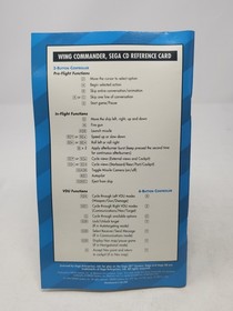 Wing Commander (Sega CD, 1994) CIB Complete W/ Manual Tested!