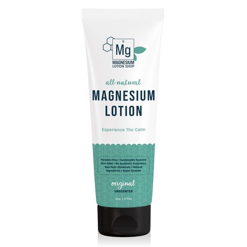 Unscented Magnesium Lotion for Sleep | Each 6oz Bottle is Proudly Made in Ame...