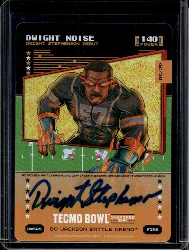 Dwight Stephenson Dwight Noise Bo Jackson Battle Arena Tecmo Bowl Auto Fire