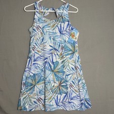 Small Or XS Handmade in Hawaii, Summer Dress, Blue Green Tropical, New with Tags