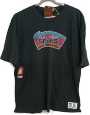 San Antonio Spurs Shirt Mens 3XL Black NBA Basketball Hardwood Classics Tee
