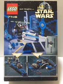 LEGO Star Wars 7146 TIE Fighter Vintage Set 2001 Retired Collectible Sealed NEW